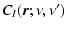 $\displaystyle C_I(\vec{r};\nu,\nu')$