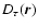 $D_\tau (\vec{r})$
