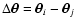 $\Delta \hbox{\myfont \symbol{18} }=\hbox{\myfont \symbol{18} }_i-\hbox{\myfont \symbol{18} }_j$