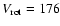 $V_{\rm rot}= 176$