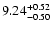 $\rm 9.24^{+0.52}_{-0.50}$