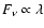 $F_\nu \propto \lambda$