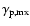 $\gamma_{\rm p,mx}$