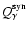 $Q_{\gamma}^{\rm syn}$
