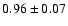 $0.96\pm0.07$