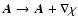 $\vec{A}\to \vec{A}+
\nabla \chi$