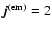 $\vec{j}^{\rm (em)}= 2$