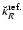 $\breve{\kappa}^{\rm ref.}_R$
