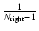 $\frac{1}{N_{\rm right}-1}$