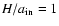 $H/a_{\rm in}=1$