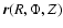 $\vec{r}(R,\Phi,Z)$