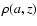 $\rho(a,z)$