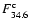 $F^{\rm c}_{\rm 34.6}$