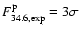 $F^{\rm p}_{34.6,\exp}=3\sigma$