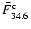 ${\bar F^{\rm c}_{34.6}}$
