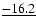 $\underline{-16.2}$