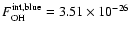 $F^{\rm int,blue}_{\rm OH}=3.51\times10^{-26}$