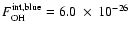 $F^{\rm int,blue}_{\rm OH}= 6.0~\times~10^{-26}$