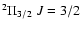 $^2{\Pi}_{3/2}~J=3/2$