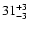 $\rm 31^{+3}_{-3}$