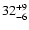 $\rm 32^{+9}_{-6} $