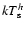 $kT_{\rm s}^h$