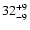 $\rm 32^{+9}_{-9}$