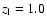 $z_{\rm l}=1.0$