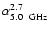 $\alpha^{2.7}_{5.0~ {\rm~GHz}}$