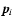 $\vec{p}_i$