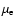 $\mu_{\rm e}$