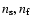 $n_{\rm s}, n_{\rm f}$