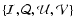 $\{{\cal I, Q, U, V}\}$
