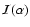 ${\cal I}(\alpha)$