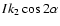 $Ik_2\cos2\alpha$