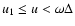 $u_1\le u<\omega\Delta$
