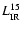 $L_{\rm IR}^{15}$