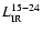 $L_{\rm IR}^{15-24}$