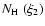 $N_{\rm H}~(\xi_2)$