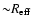 ${\sim} R_{\rm eff}$