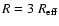 $R=3~R_{\rm eff}$
