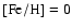 $\rm [Fe/H]=0$