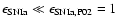 $\epsilon_{\rm SN Ia}\ll \epsilon_{\rm SN Ia,P02}=1$