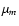 $\mu_{m}$