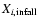 $X_{i,{\rm infall}}$