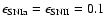 $\epsilon_{\rm SN Ia}=\epsilon_{\rm SN II}=0.1$