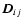 $\vec{D}_{ij}$