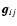 $\vec{g}_{ij}$