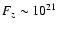 $F_z \sim 10^{21}~$
