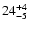 $\rm 24^{+4}_{-5}$